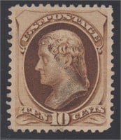 US Stamps #188 Used with Crowe Certificate stating
