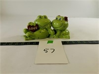 Ceramic frog bank