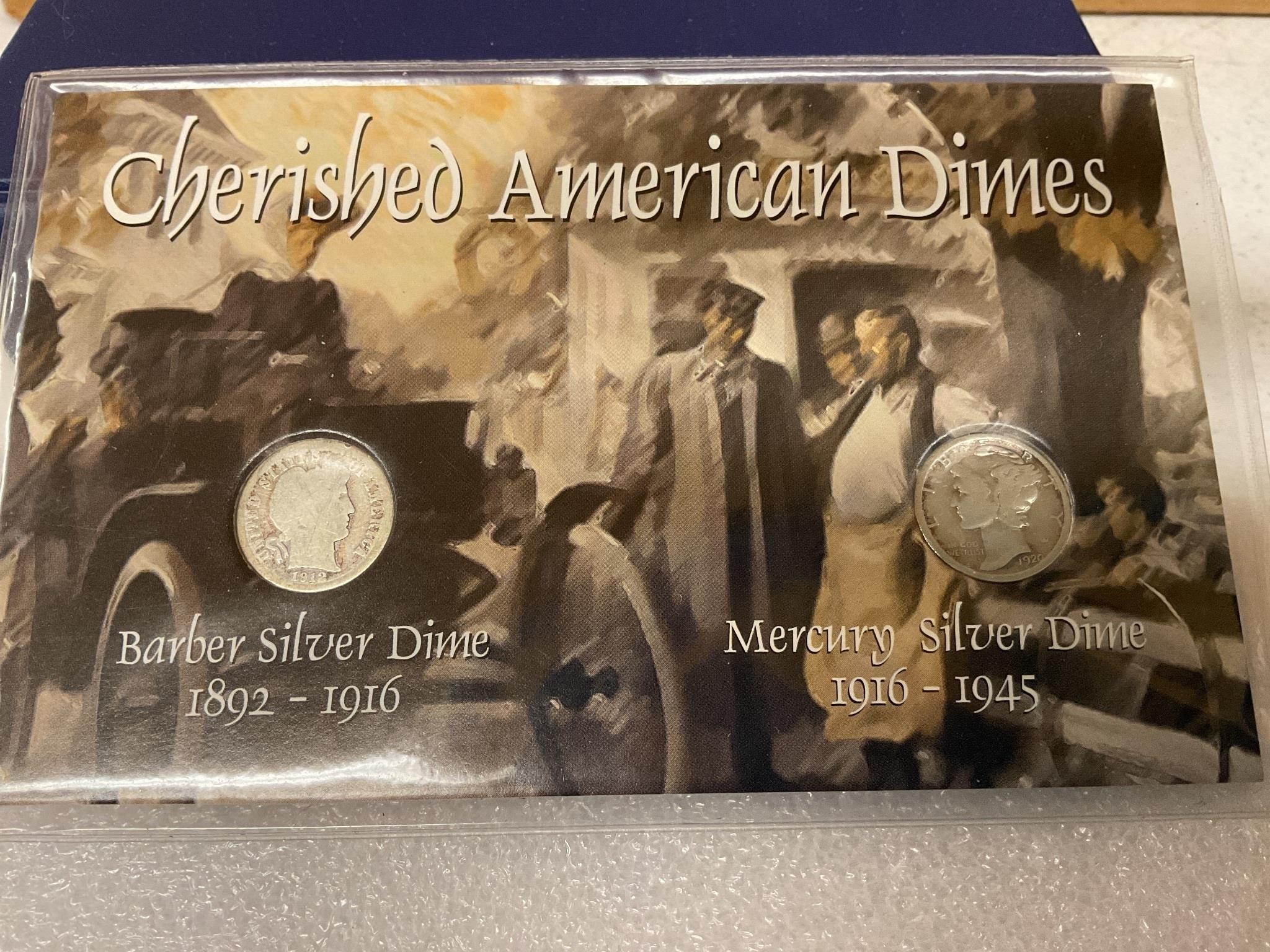 Barber & Mercury Silver Dimes