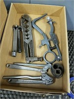 Collection of Automotive tools including tubing