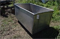 Stainless Shop Cart (5'x3'x2 1/3')
