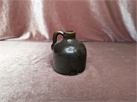 Small Brown Crock Jug - 3"