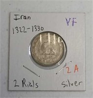 IRAN 2 RIALS 1322-1330