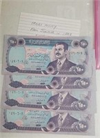 (4) 250 DINARS-IRAQ MONEY
