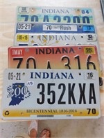 Indiana License Plates (5)
