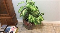 Pot With Artificial Plant