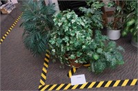 4-artificial plants, 2-ft - 3-ft. tall