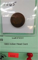 1865 Indian Head Cent