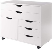Winsome Halifax 3-Section Mobile Storage Cabinet,