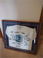 Chief illiniwek autographed shirt
Signed by 15