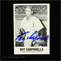 Roy Campanella Signed TCMA Renata Galasso MLB Card
