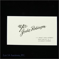 Jackie Robinson Official New York Business Card