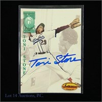 Toni Stone Signed Ted Williams Co Baseball Card