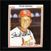 Stan Musial Signed MLB Card (Stan The Man Inc.)