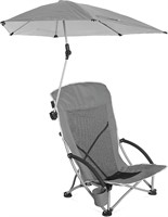 Sport-Brella Beach Chair Adjustable Umbrella, Grey