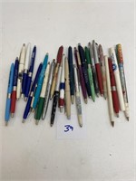 Lot of Advertising Pens