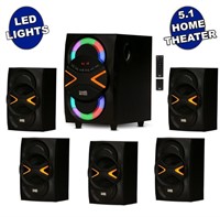 BLUETOOTH 5.1 SPEAKER SYSTEM HOME THEATER W/ LED