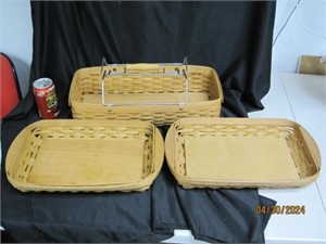 Longaberger Serving Baskets