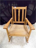 Vintage? Childs Wood Rocking Chair