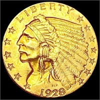 1929 $2.50 Gold Quarter Eagle CLOSELY