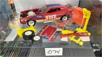 Model race car charger w/ accessories