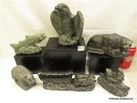 6 Piece Wolfe Original Sculpture Lot