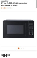 Microwave (Open Box, Untested)