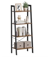 VASAGLE Ladder Shelf, 4-Tier Bookshelf, Storage