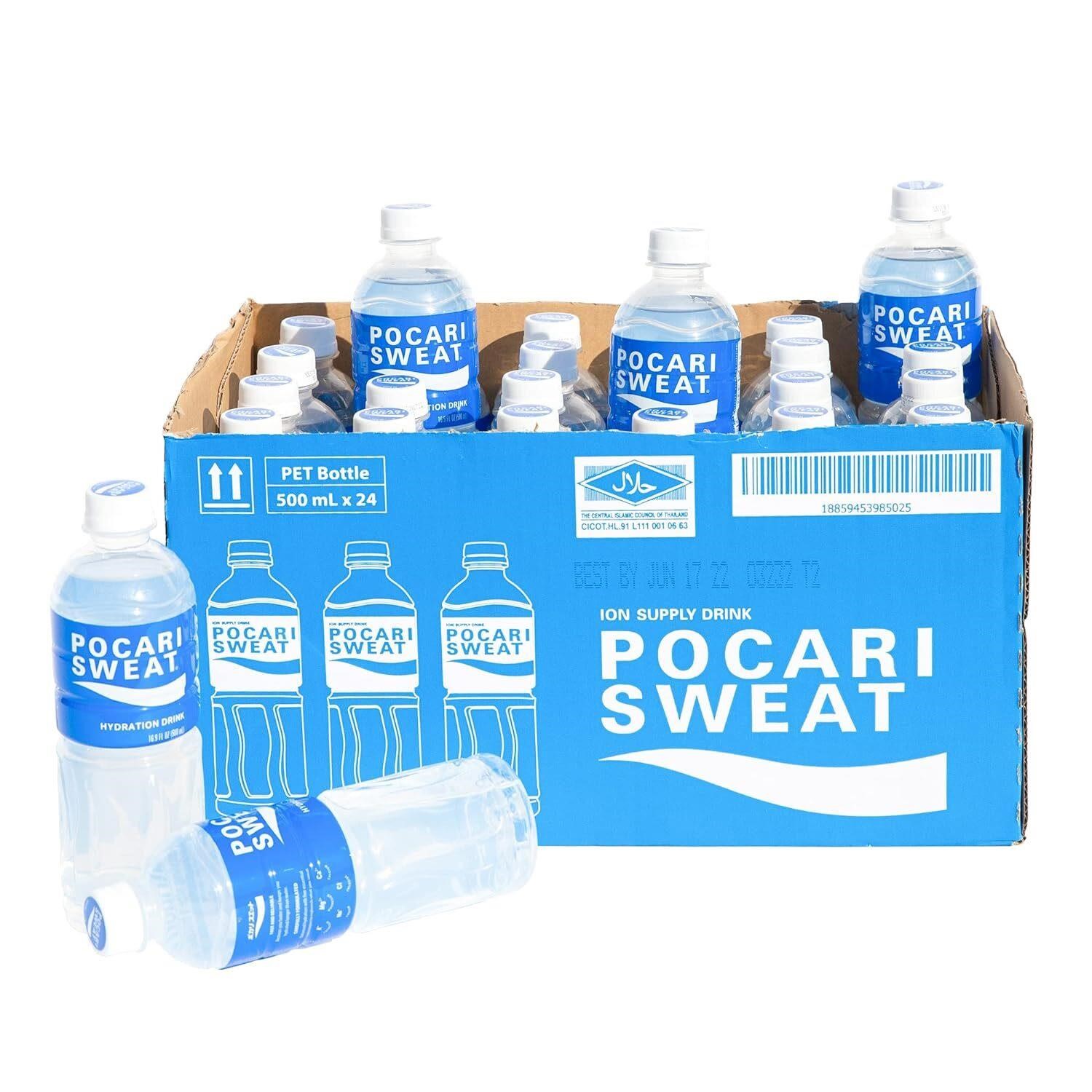 Pocari Sweat 24-Pack - 16.9oz PET Bottles