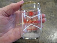vintage Budweiser beer glass