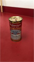 Budweiser Lager Beer 12 fl oz steel type can with