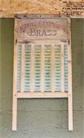 King Cotton Brass Wash Board