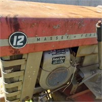 MASSEY FERGUSON 12- WITH MOWER DECK- AS IS