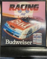 Budweiser Racing Indoor Electric Sign