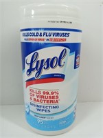 G) New 95ct Lysol Disinfecting Wipes, Linen Scent