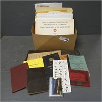 Assorted Railroad Paper Goods & Tablets