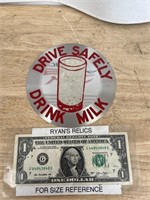 Small aluminum Drive Safely Drink milk