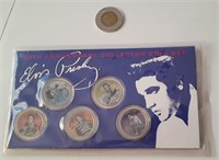 Elvis, 50th anniversary collector coin set