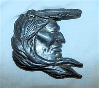 Rare Patch Peterson Pewter Sculpture Indian