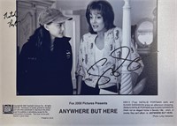 Autograph COA Anywhere But Here Media Press Photo