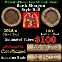 Small Cent Mixed Roll Orig Brandt McDonalds Wrappe