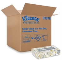 Kleenex White Facial Tissue - 12 Boxes