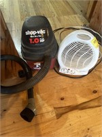 SPACE HEATER & SMALL SHOP VAC
