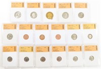 SGS MIXED COIN LOT WITH SOME PROOF COINS