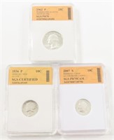 SGS SILVER COIN LOT