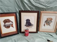 3 Labrador prints look at pictures