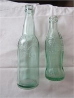 coke & anheiser busch bottles