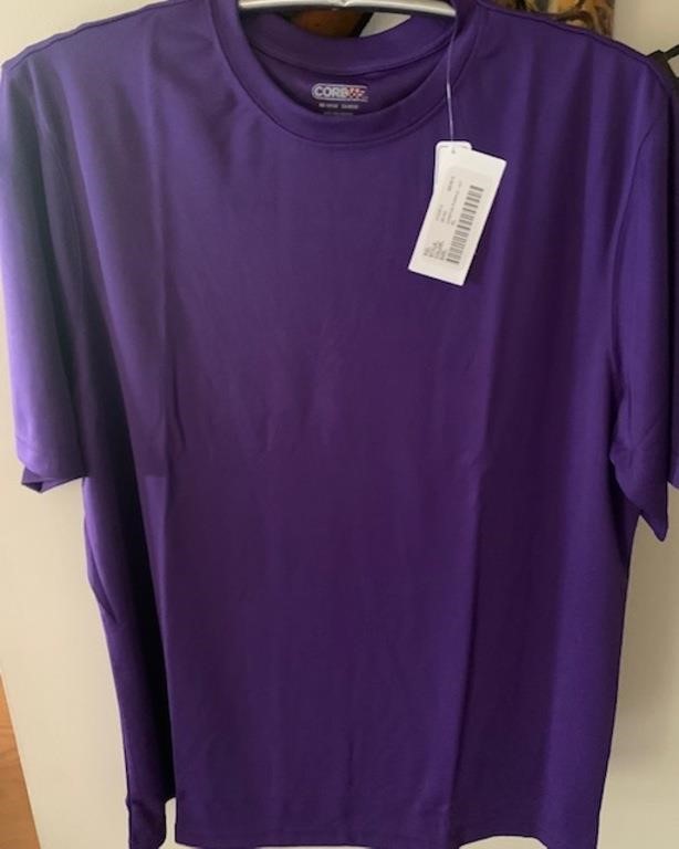 TShirt CORE Purple Polyester Size XL x3