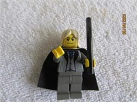 LEGO Minifigure Lucius Malfoy Dark Gray