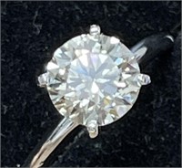 $5800 14K  2.5G Lab Diamond 1.6Ct Ring